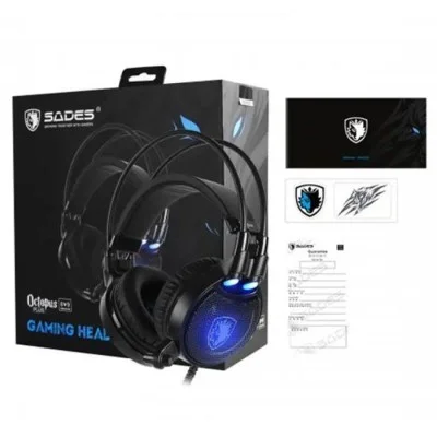 Sades Octopus Gaming Headset Sa-912 - Black